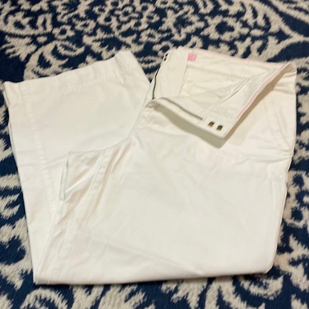 Lilly Pulitzer White Ankle Pants